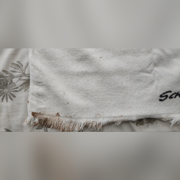 Vintage 1970s Peanuts Bath Towel Snoopy Charlie Brown USA Stevens Utica Schulz - Picture 4 of 5